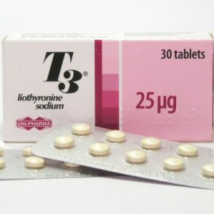T3 Grèce 25mcg (50 com) emballage du médicament