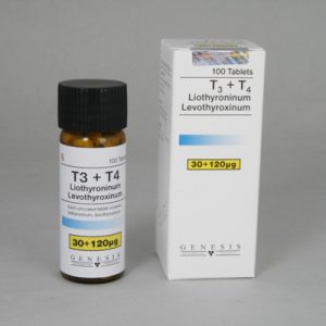 T3 et T4 Genèse (100com) emballage du médicament