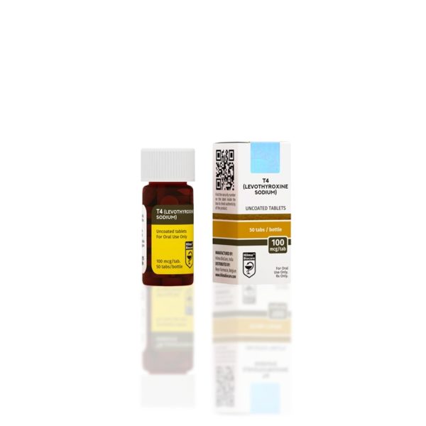 T4 (Levothyroxine sodium) 0,1 mg Hilma Biocare emballage du médicament