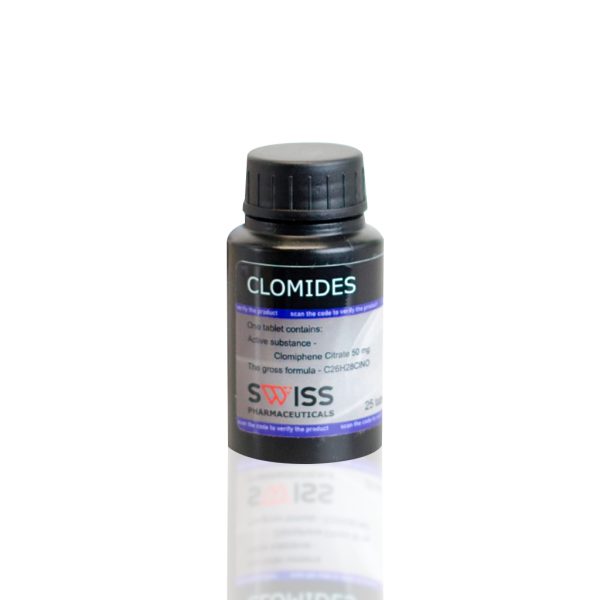 Clomid 50 mg Swiss Pharmaceuticals emballage du médicament